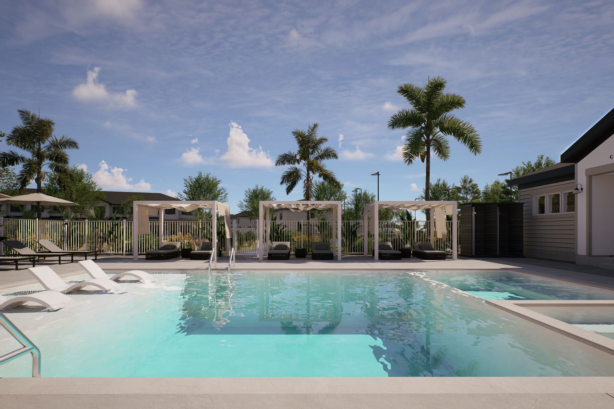 Aurora Oaks clubhouse and amenity rendering 8